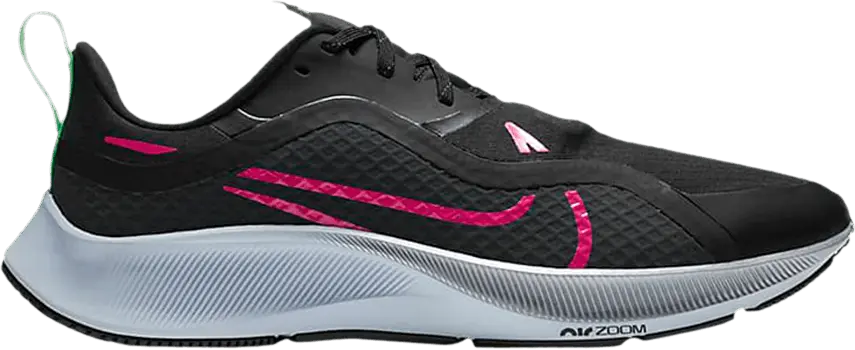 Nike Air Zoom Pegasus 37 Shield Black Pink Blast