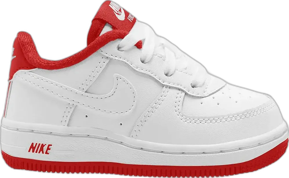  Nike Air Force 1 Low White University Red (TD)