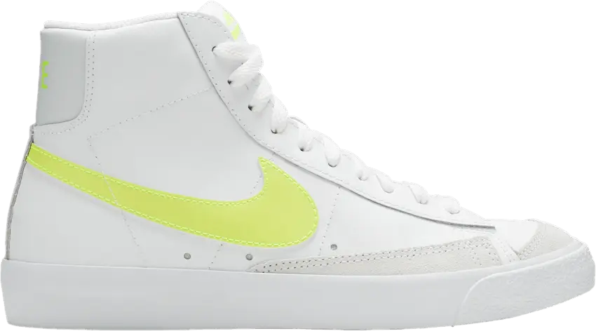  Nike Blazer Mid 77 White Lemon Venom (Women&#039;s)