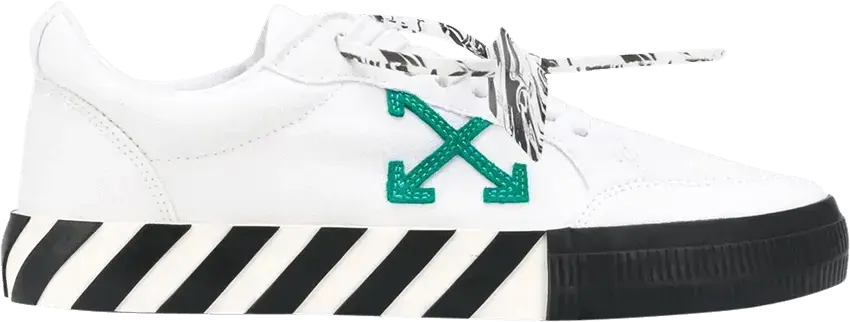  Off-White Vulc Low &#039;White Green&#039;