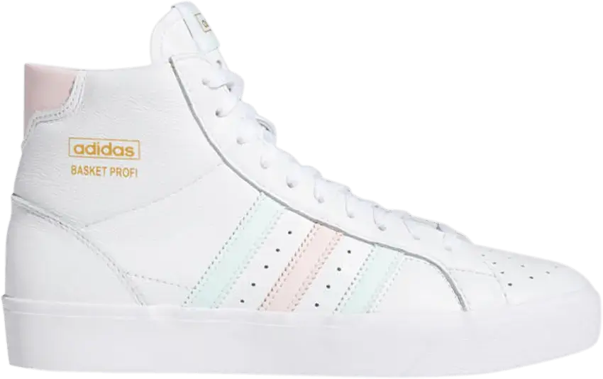  Adidas adidas Basket Profi White Green Pink (Women&#039;s)