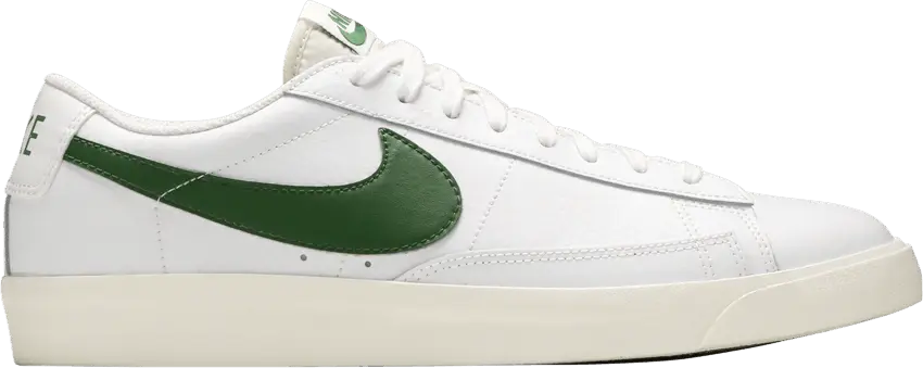 Nike Blazer Low Leather White Forest Green