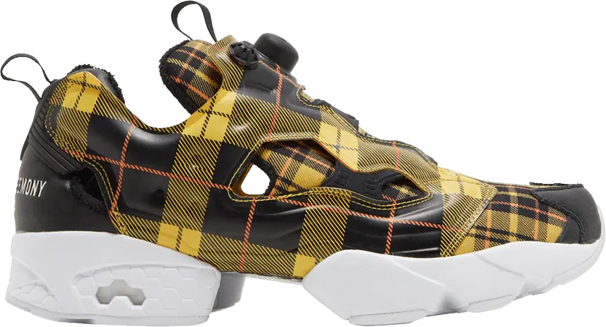  Reebok Instapump Fury Opening Ceremony Plaid Yellow