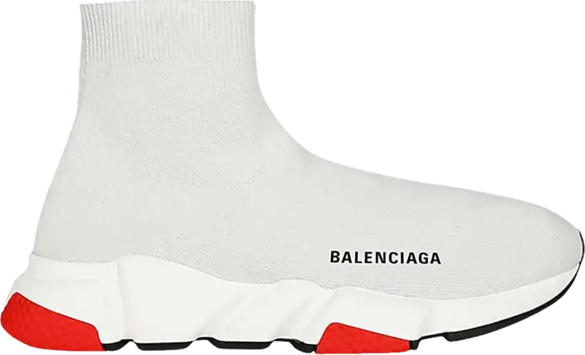  Balenciaga Wmns Speed Trainer &#039;Grey Red&#039;