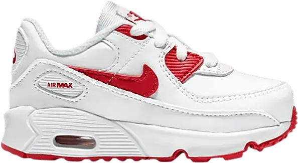  Nike Air Max 90 TD &#039;White Hyper Red&#039;