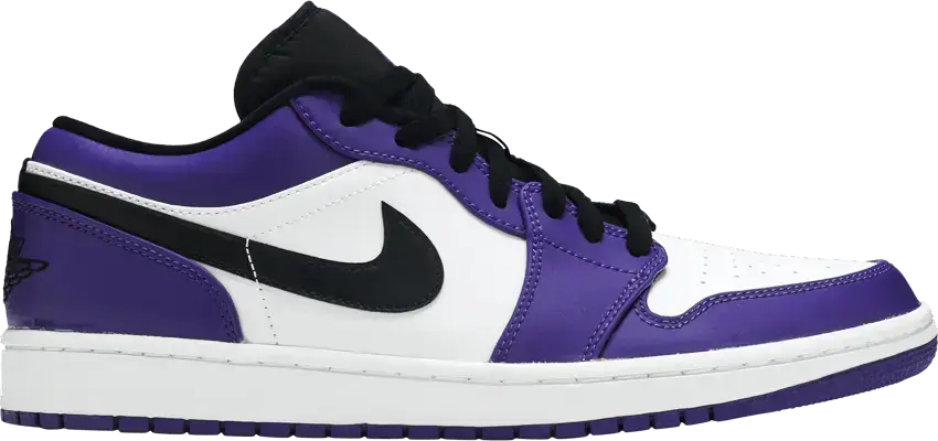  Jordan 1 Low Court Purple White