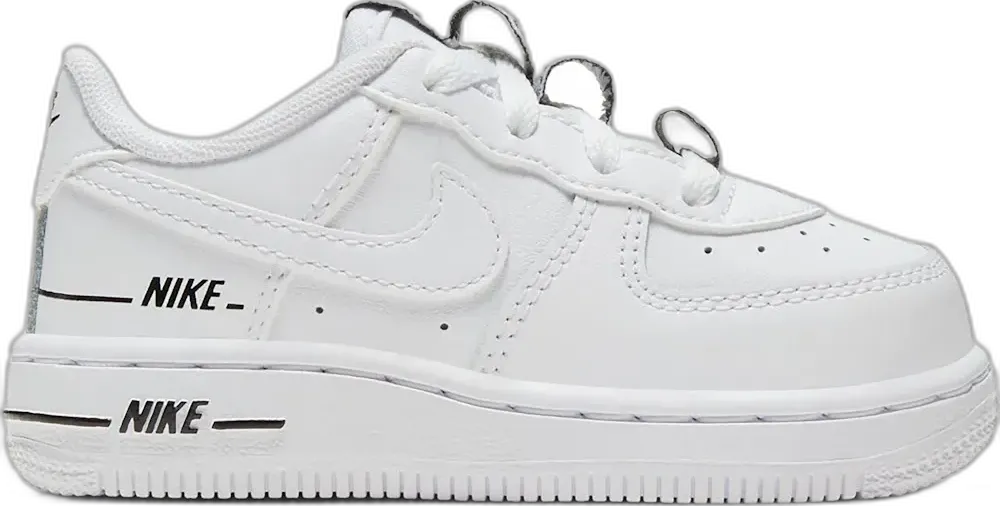 Nike Air Force 1 Low Double Air White Black (TD)