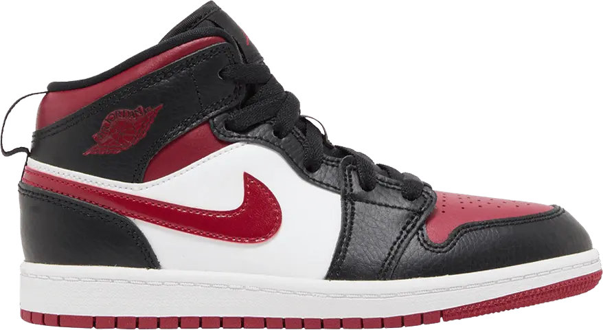  Jordan 1 Mid Bred Toe (PS)