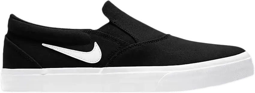  Nike SB Charge Slip Black White
