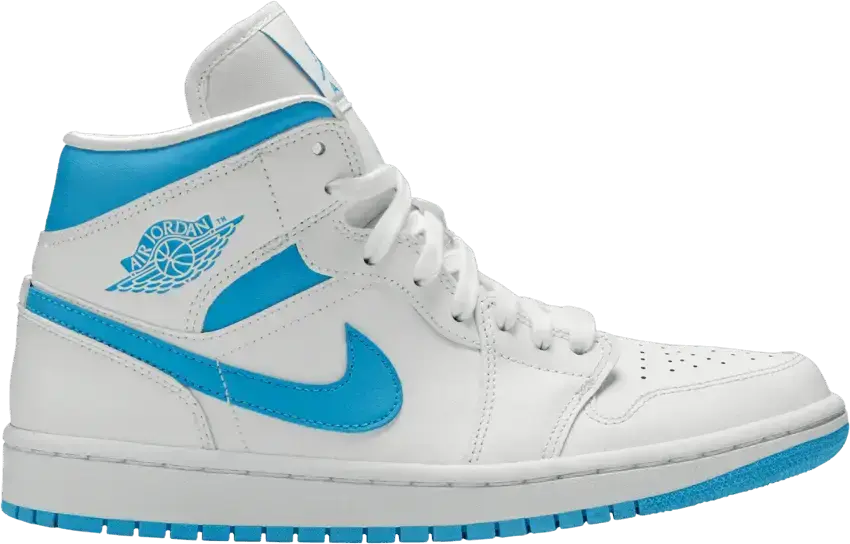  Jordan 1 Mid UNC (Women&#039;s)