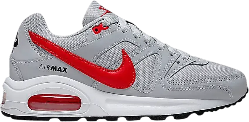  Nike Air Max Command Flex GS &#039;Wolf Grey Track Red&#039;