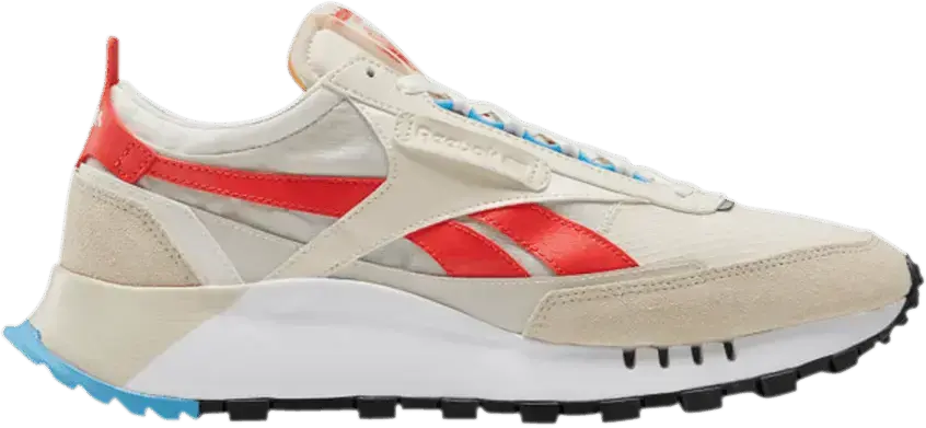  Reebok Classic Leather Legacy Alabaster Laser Red
