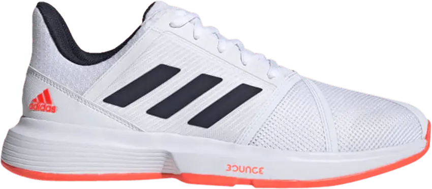  Adidas CourtJam Bounce &#039;White Solar Red&#039;
