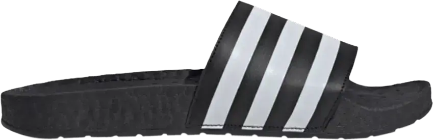  Adidas Adilette Boost Slides &#039;Core Black White&#039;