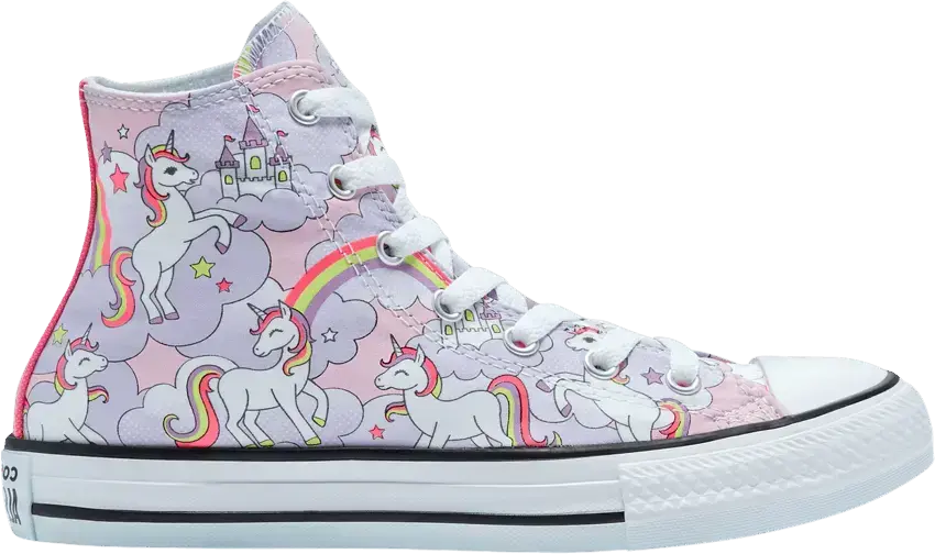  Converse Chuck Taylor All Star High GS &#039;Neon Unicorn&#039;