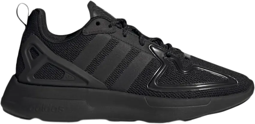  Adidas ZX 2K Flux J &#039;Monochrome Black&#039;