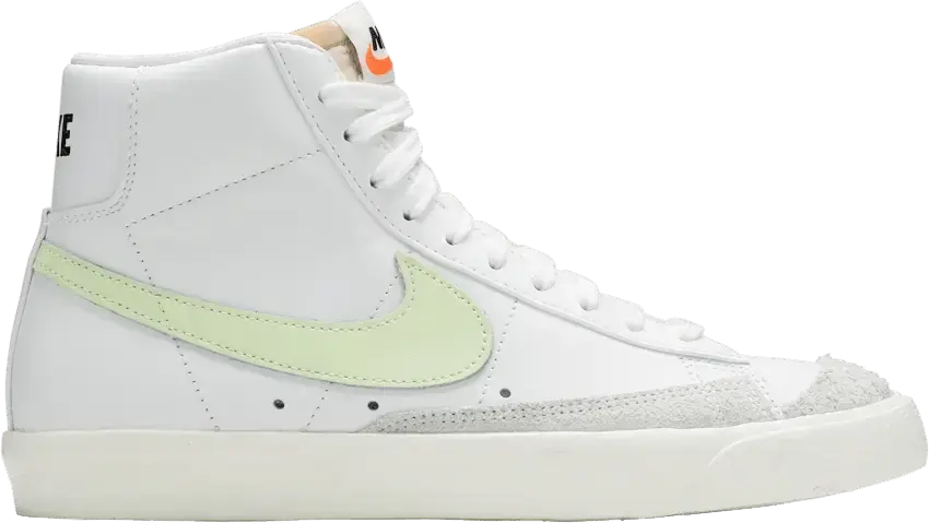  Nike Blazer Mid 77 White Barely Volt (Women&#039;s)