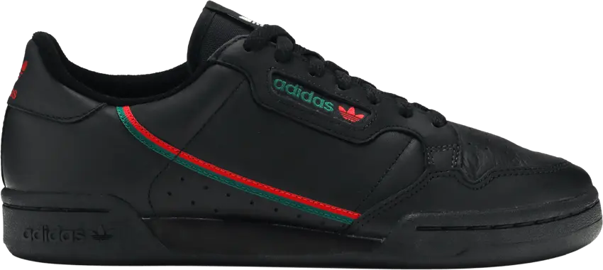  Adidas adidas Continental 80 Black Scarlet Green