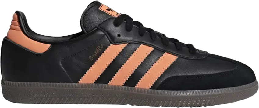  Adidas adidas Samba OG Core Black Hi Res Orange