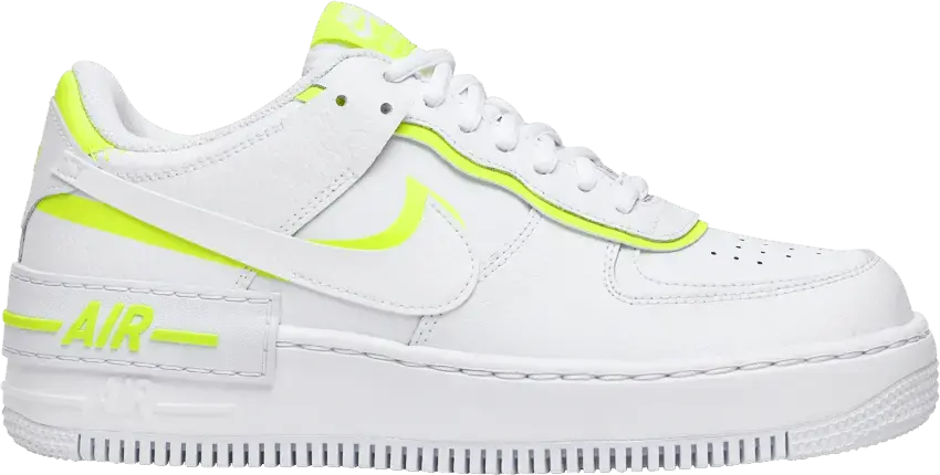  Nike Air Force 1 Low Shadow White Lemon (Women&#039;s)