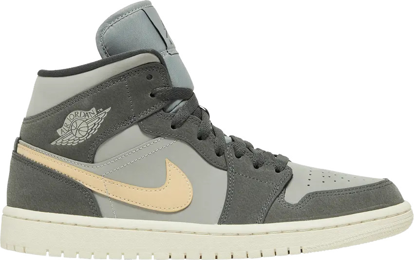  Jordan 1 Mid Grey Onyx (Women&#039;s)