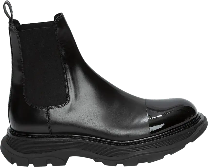  Alexander Mcqueen Alexander McQueen Tread Chelsea Boot &#039;Black&#039;