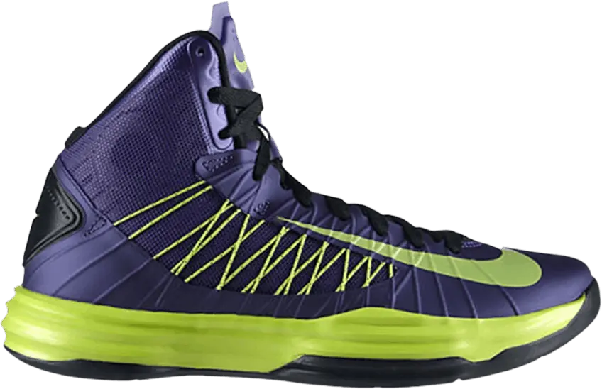  Nike Lunar Hyperdunk 2012 &#039;Court Purple Atomic Green&#039;