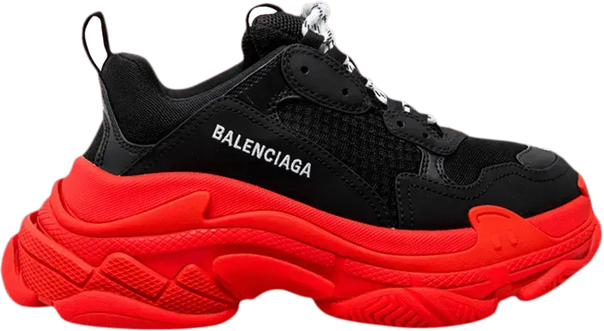  Balenciaga Triple S Sneaker &#039;Black Red&#039;