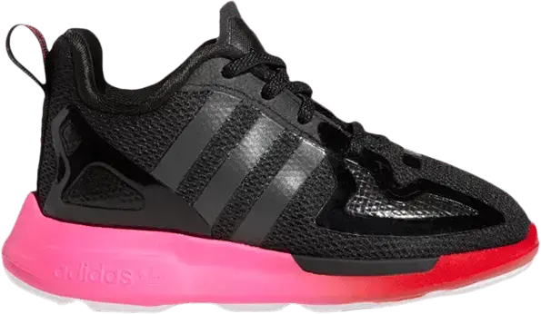  Adidas ZX 2K Flux Infant &#039;Black Pink&#039;