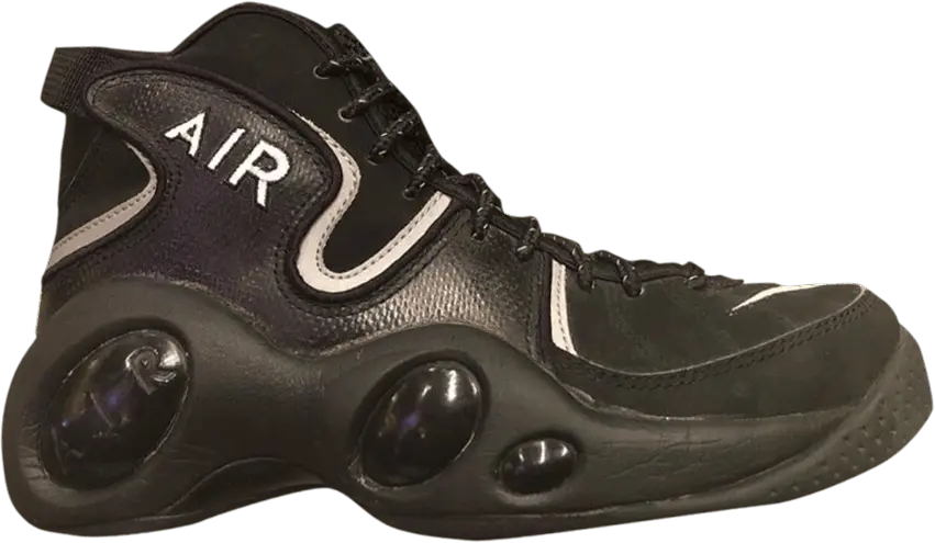  Nike Air Zoom Flight 95 High &#039;Black Silver&#039;