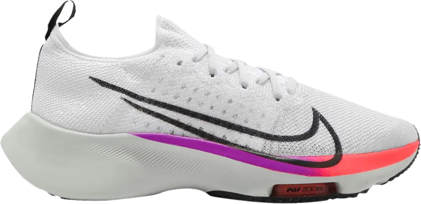  Nike Air Zoom Tempo Next% Flyknit White Hyper Violet Flash Crimson (GS)