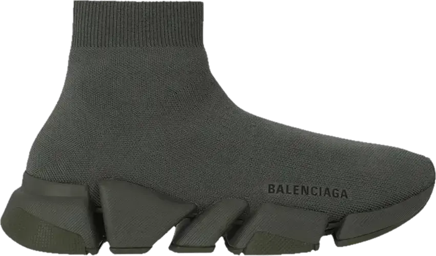  Balenciaga Wmns Speed 2.0 Sneaker &#039;Dark Khaki&#039;