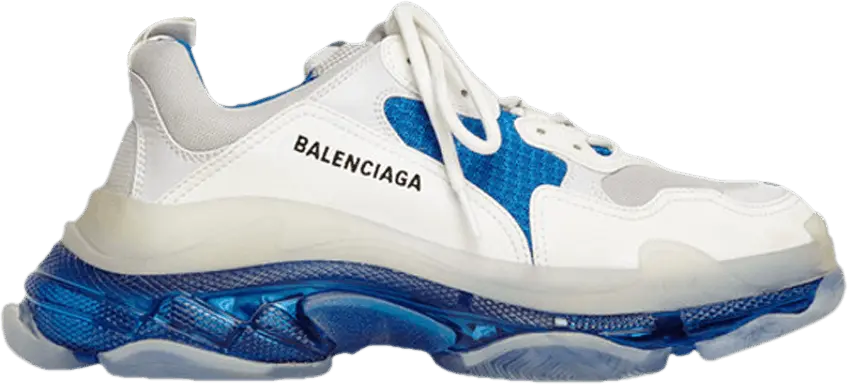  Balenciaga Triple S White Blue