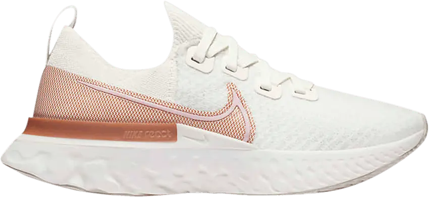  Nike React Infinity Run Flyknit Sail Metallic Copper (Women&#039;s)