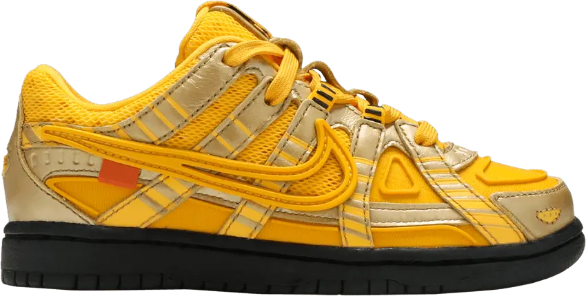  Nike Air Rubber Dunk Off-White University Gold (PS)