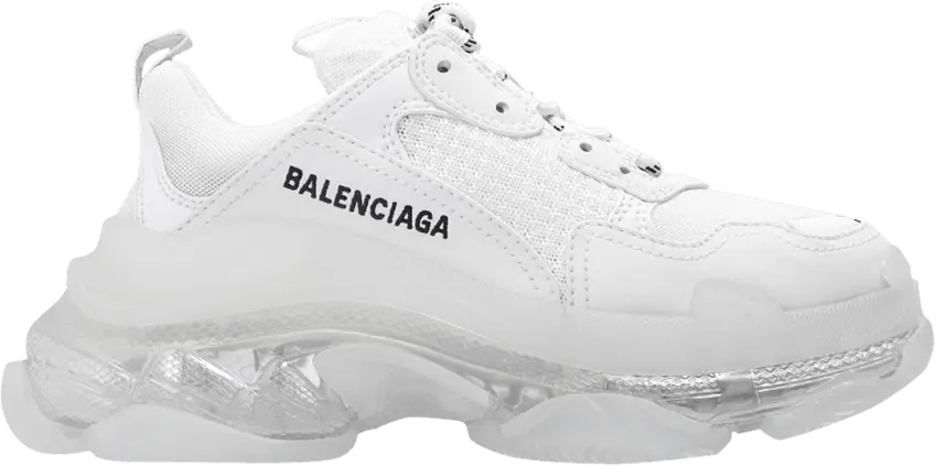  Balenciaga Wmns Triple S Sneaker &#039;Clearsole - White&#039;