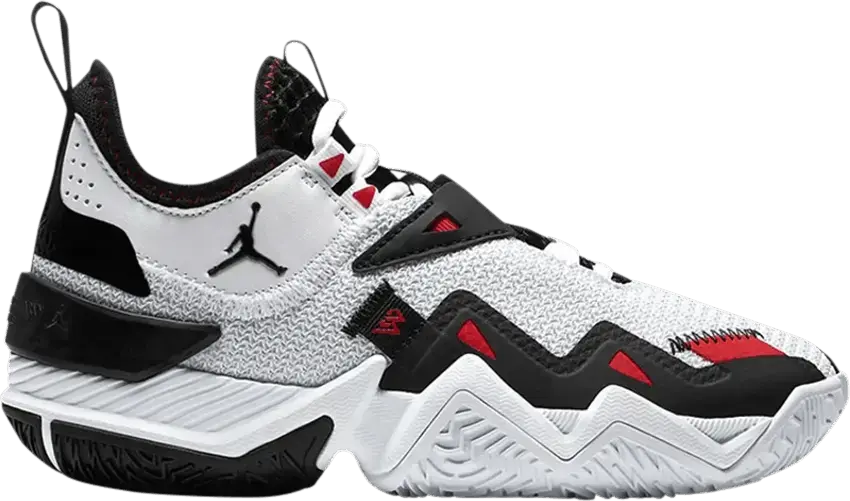  Jordan Westbrook One Take White Black University Red (GS)