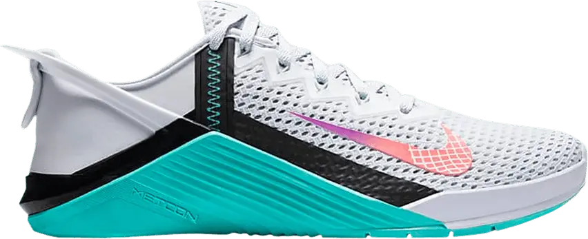  Nike Metcon 6 Flyease Grey Oracle Aqua (W)