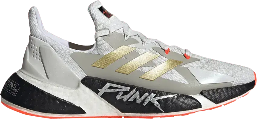  Adidas adidas X9000L4 Cyberpunk 2077 Crystal White Gold