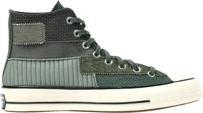  Converse Chuck Taylor All-Star 70 Hi Mono Patchwork Forest Egret