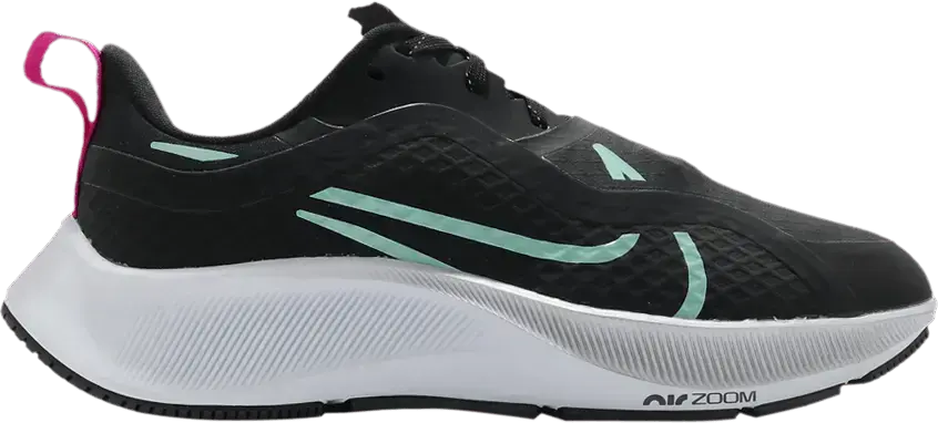  Nike Air Zoom Pegasus 37 Shield Black Aurora Green (Women&#039;s)