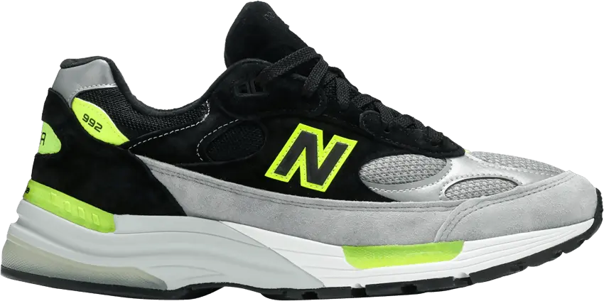  New Balance 992 MiUSA Black Grey Volt