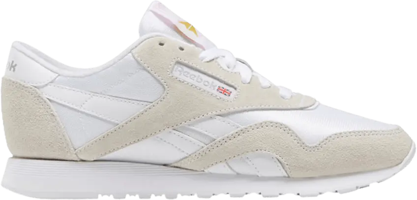  Reebok Classic Nylon White Light Grey (Women&#039;s)