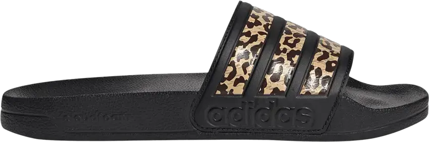  Adidas Hirocoledge x Wmns Adilette Shower Slide &#039;Takahashi Hiroko - Black Leopard&#039;
