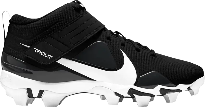  Nike Force Trout 7 Keystone &#039;Black White&#039;