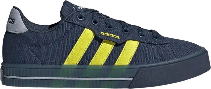  Adidas Daily 3.0 J &#039;Crew Navy Acid Yellow&#039;
