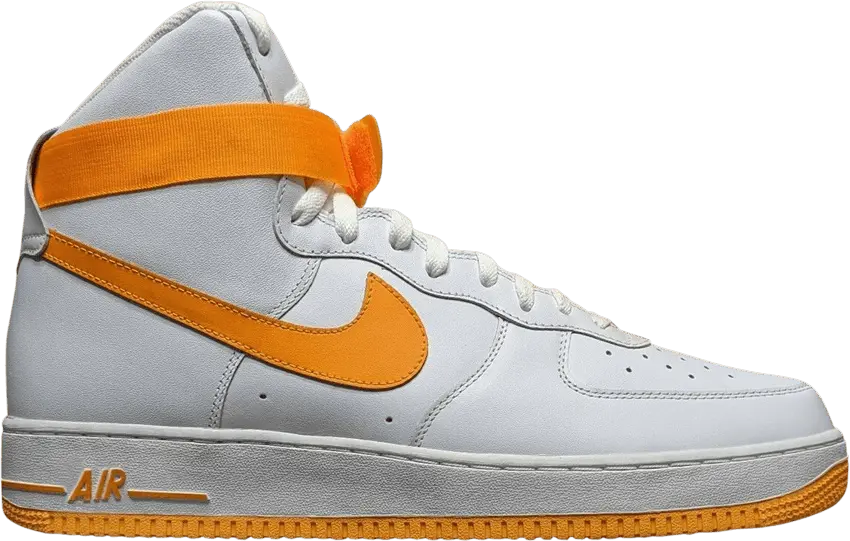  Nike Air Force 1 High White Vivid Orange