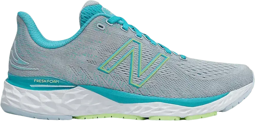  New Balance Wmns Fresh Foam 880v11 2A Wide &#039;Light Cyclone Virtual Sky&#039;