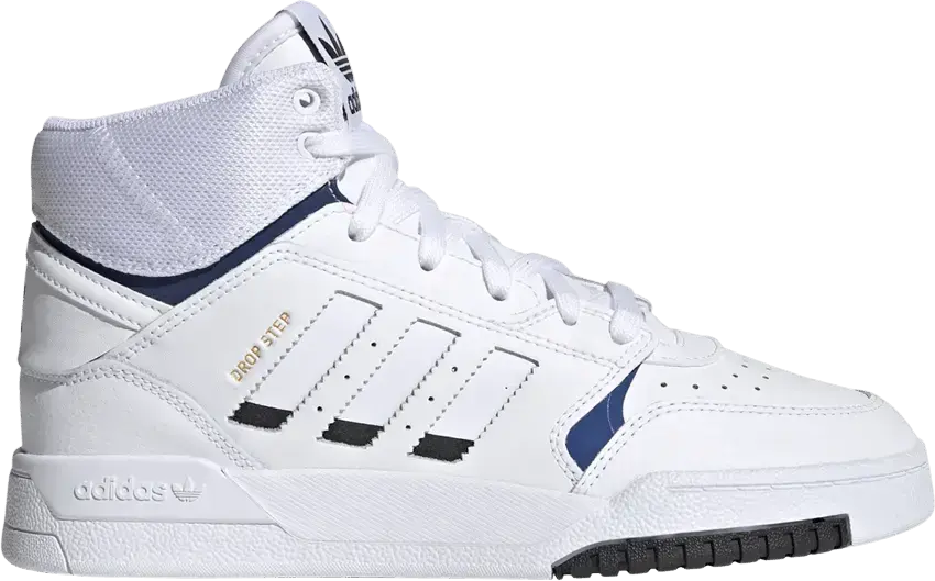  Adidas Drop Step J &#039;White Collegiate Royal&#039;