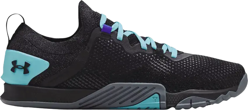  Under Armour TriBase Reign 3 &#039;Black Turquoise&#039;